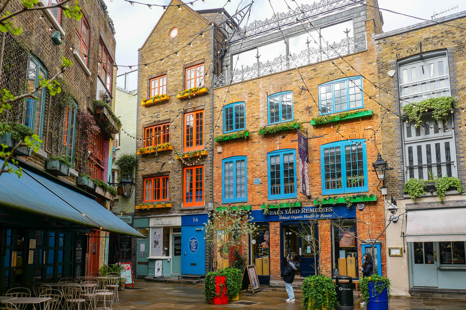 Neal's Yard quartier Covent Garden spot instagram Londres Angleterre